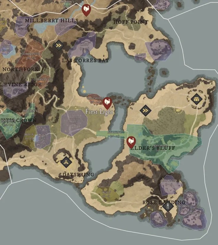New World Giant Turkey "Turkulon" Locations