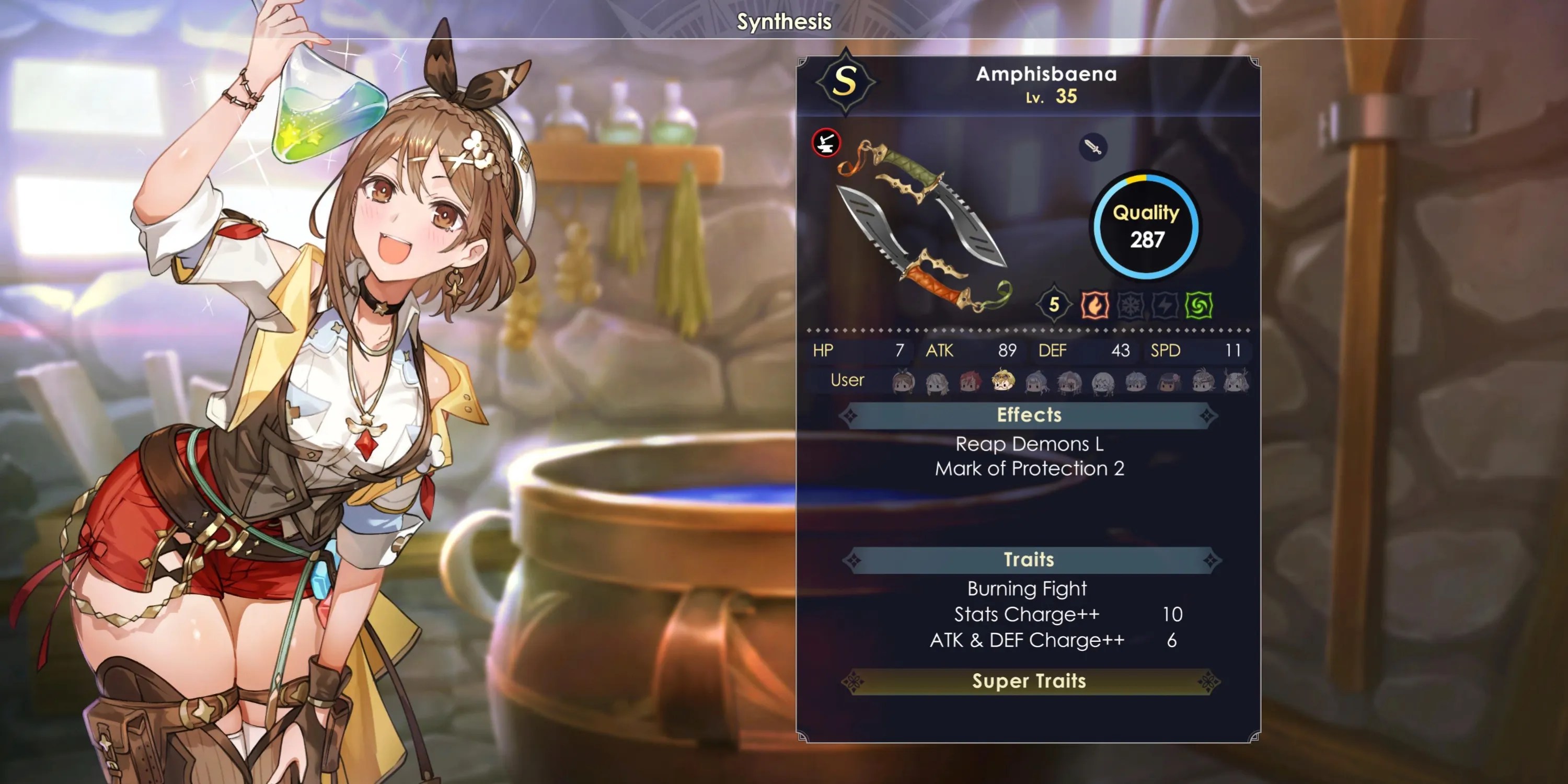 Atelier Ryza 3 Synthesis Guide