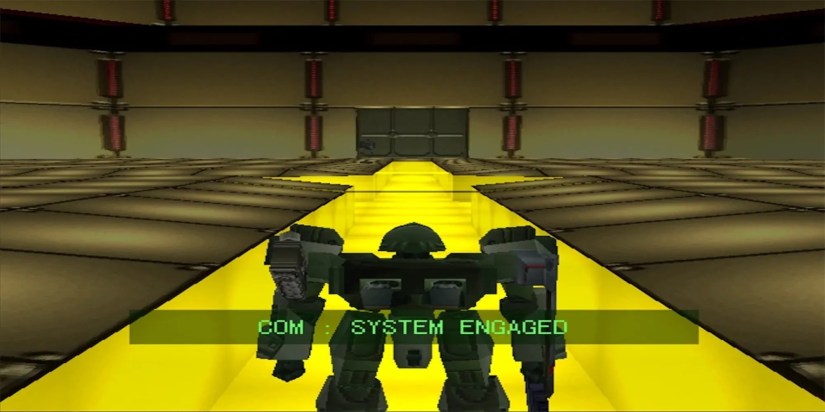 Gameplay from Armored Core 1
