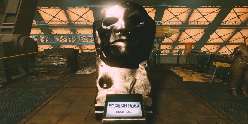 Face on Mars model found in Cydonia in Starfield