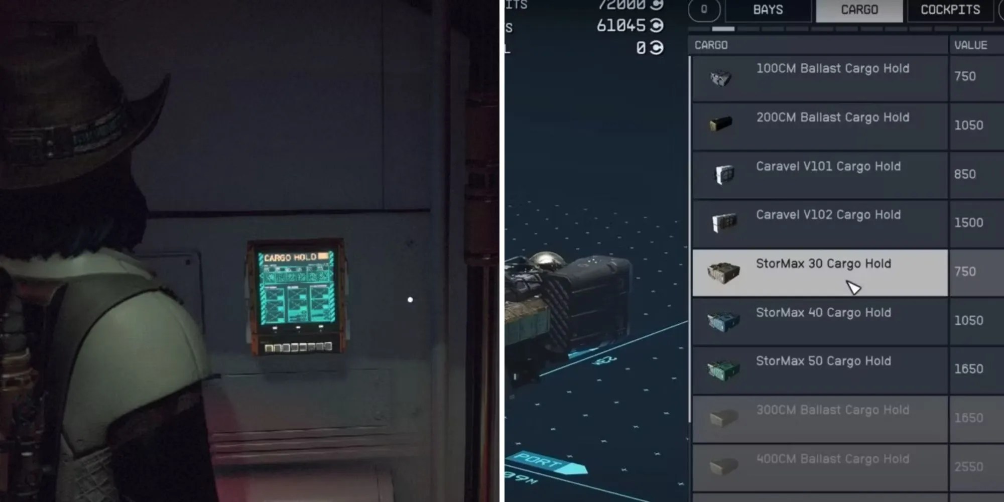 Starfield How To Use Ship Storage