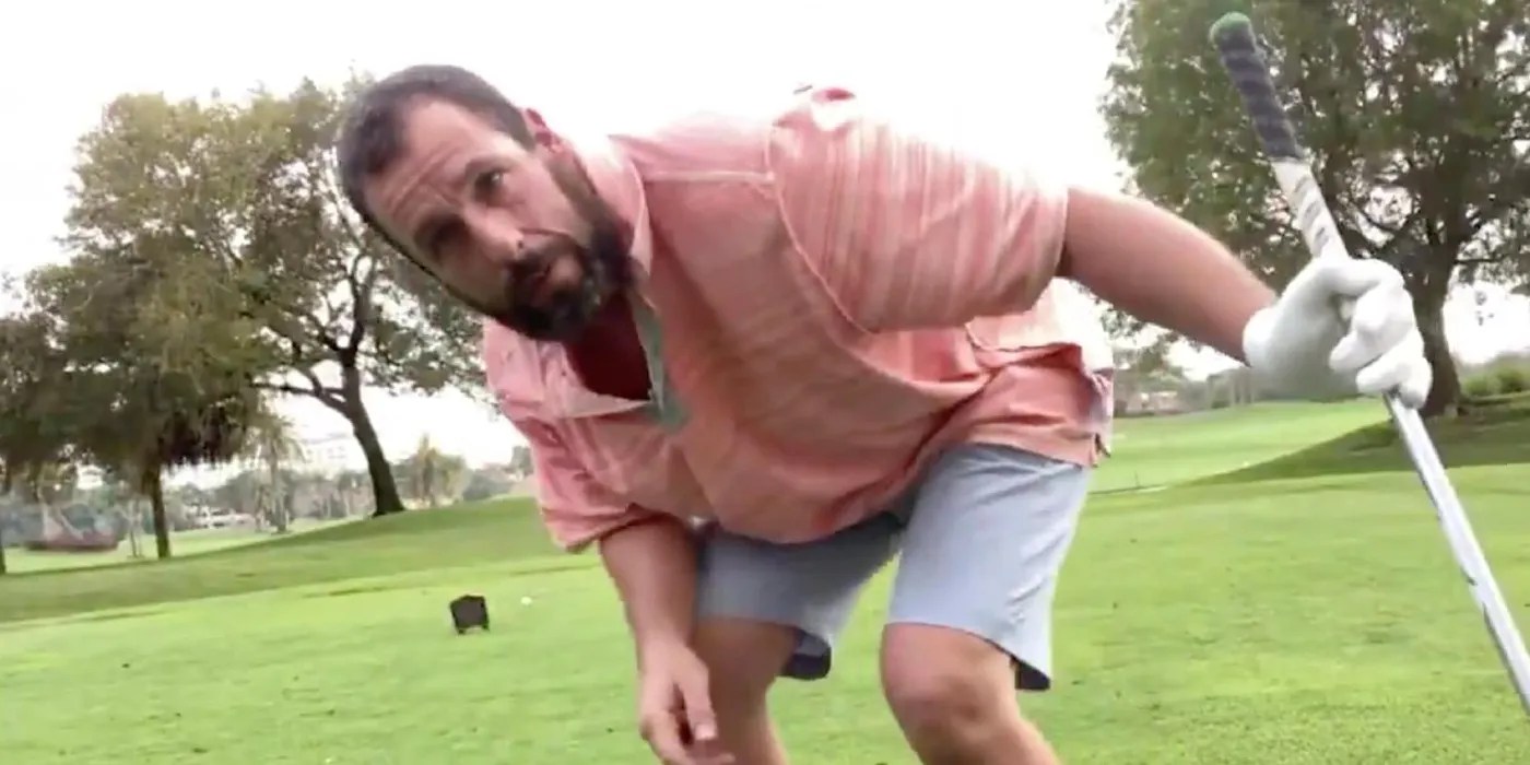 Adam Sandler Recreates Happy Gilmore Scene For Film's 25th Anniversary