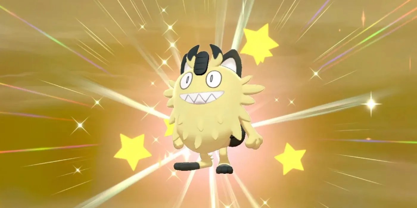 Pokemon Sword and Shield Max Raid Battles Add Shiny Galarian Meowth