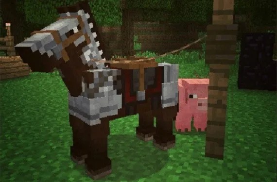 New 'Minecraft' Update Brings Armored Horses and Mounted Combat