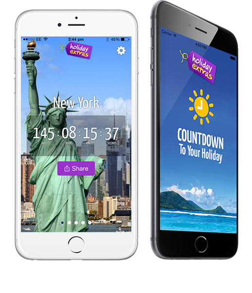 Holiday Countdown Count down the days until you jet off