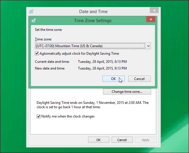How to View Multiple Time Zones on the System Tray Clock in Windows 8.1