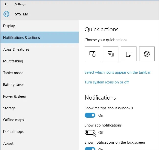 How to Enable and Disable Email Notifications in Windows 10