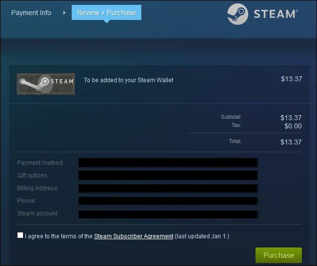 How to Add Any Amount of Money to Your Steam Wallet