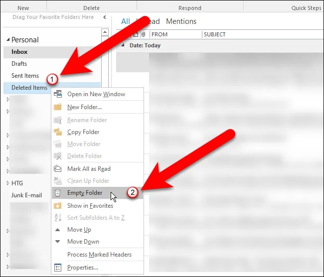 How to Reduce the Size of Your Outlook Data File