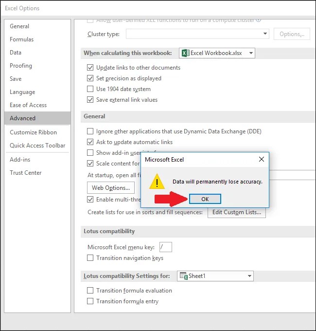 How to Set the Rounding Precision in Excel
