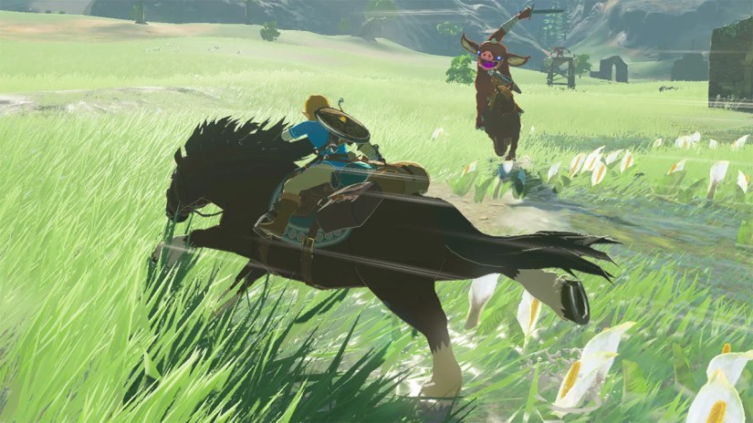 A screenshot from The Legend of Zelda: Breath of the Wild.