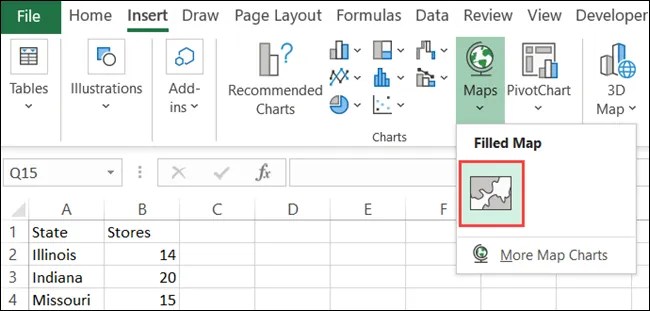 How to Create a Geographical Map Chart in Microsoft Excel