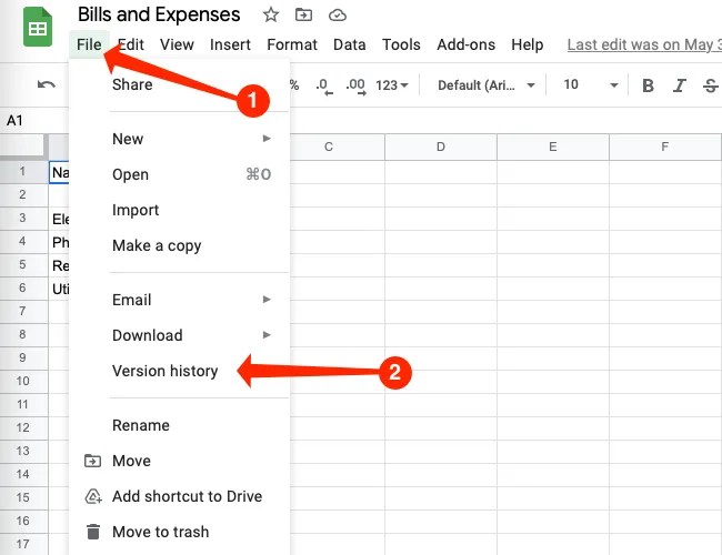 How to Check Version History in Google Sheets