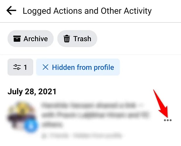 How to Unhide a Post on Facebook