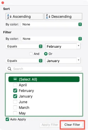 How to Apply a Filter to a Chart in Microsoft Excel