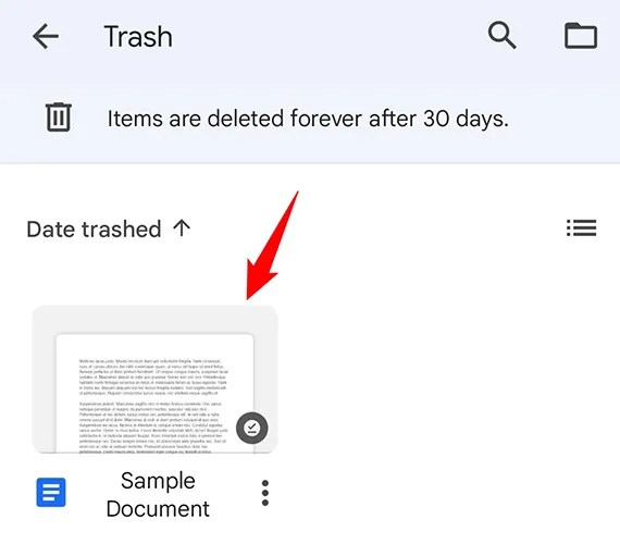 How to Access the Google Docs Trash