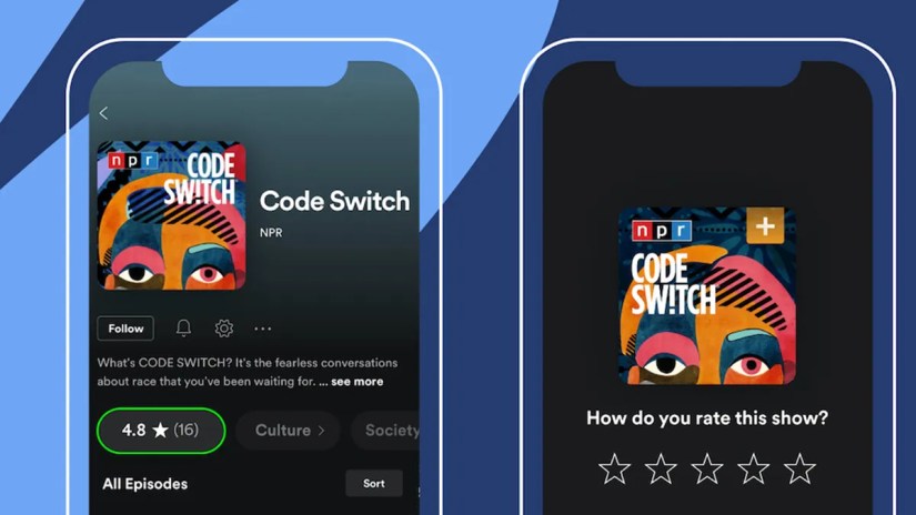 Spotify podcast ratings