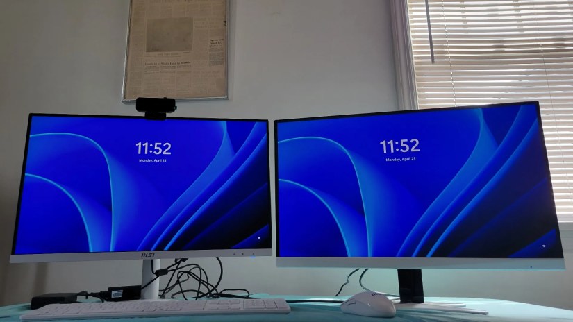 Pro AP241 with an additional monitor.