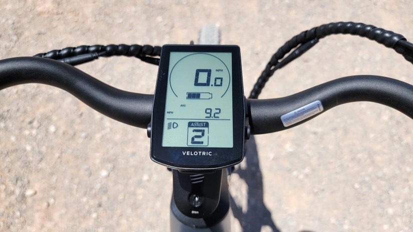 Velotric e-bike display