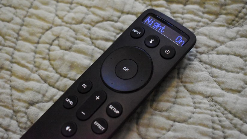 The Vizio M215a-J6 remote control.