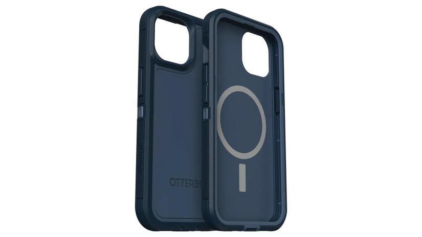 Blue Otterbox Defender Series XT case for iPhone 14