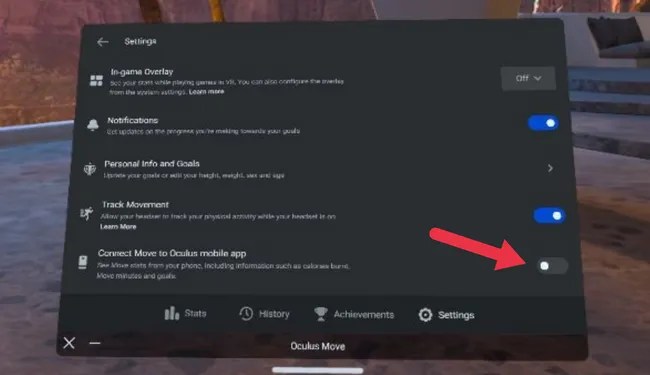 Connecting the Move app to Quest Mobile App