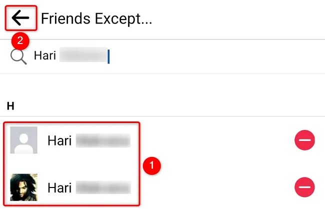 Specify the users.