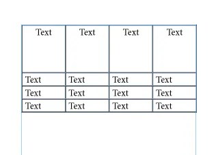 Center aligned text.