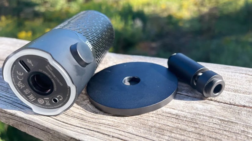 JBL Quantum Stream with stand and mounting hardware