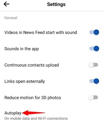 Select &ldquo;Autoplay.&quot;
