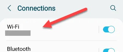 Select &quot;Wi-Fi.&quot;
