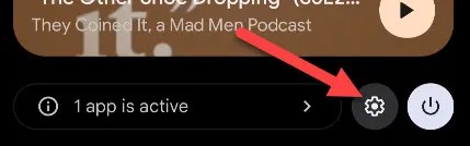 Tap the gear icon.