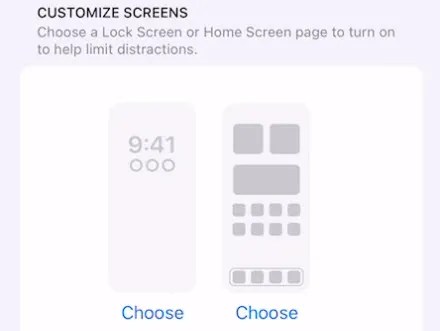 Customize the lock and home screens.