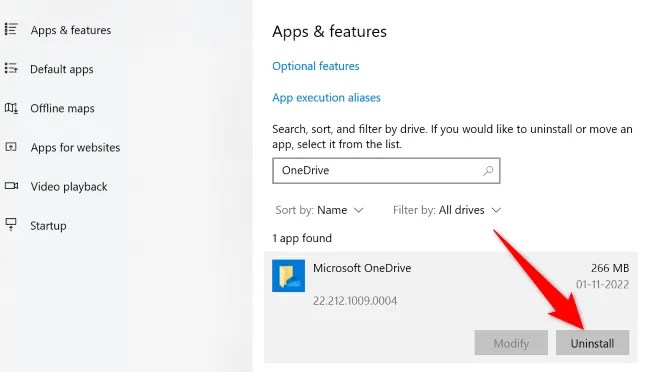 Choose &quot;Uninstall.&quot;