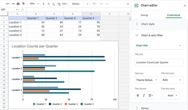 How to Make a Chart in Google Docs