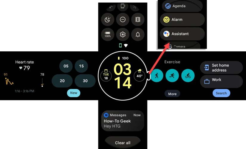 Pixel Watch UI