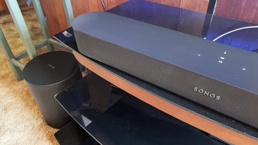Sonos Sub Mini with Sonos Beam