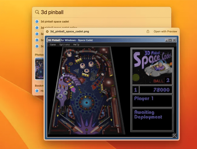 Use Quick Look in Spotlight search results