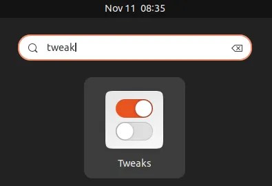 The GNOME Tweaks icon