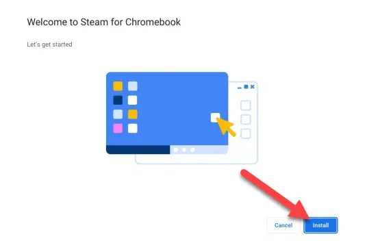 Get started with Steam.