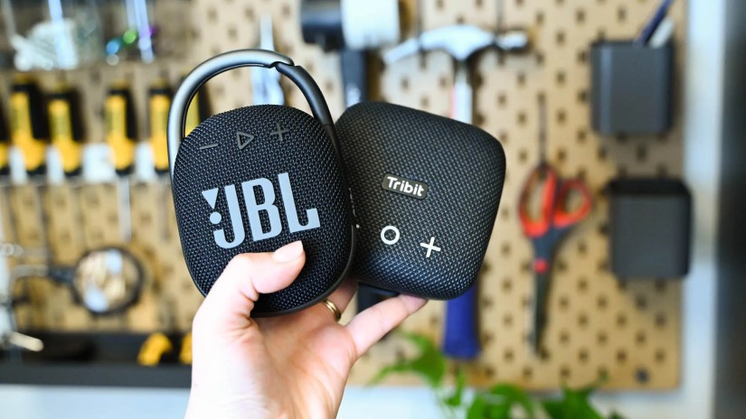 Tribit StormBox Micro 2 Next to the JBL Clip 4