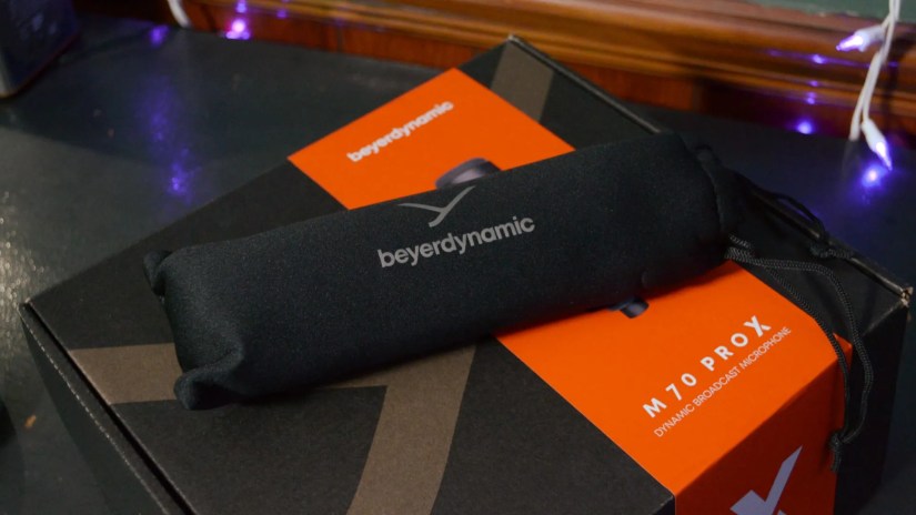 Beyerdynamic M 70 PRO X in the included pouch