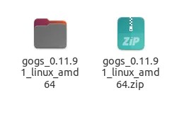 The extracted directory, named after the downloaded file