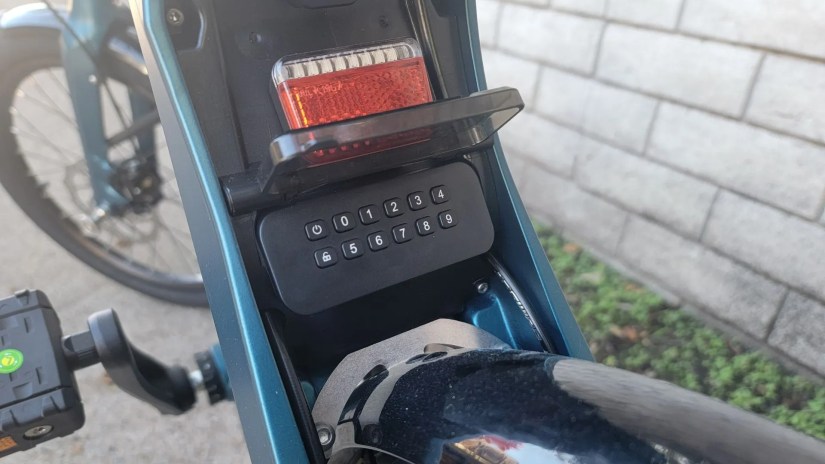 fiido x folding e-bike security keypad