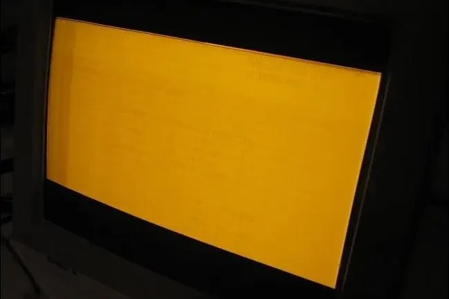 Screen burn-in.