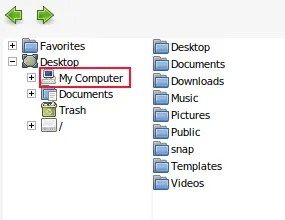 The &ldquo;File Open&rdquo; dialog in Notepad++, showing the &ldquo;My Computer&rdquo; directory tree entry