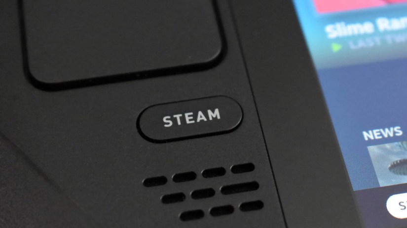 Valve Steam Deck speaker and Steam button