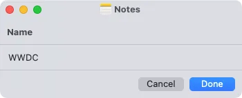 Tag name in the Bulk Tag Notes Shortcut
