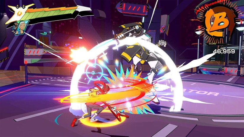 A screenshot of Hi-Fi Rush by Tango Gameworks.