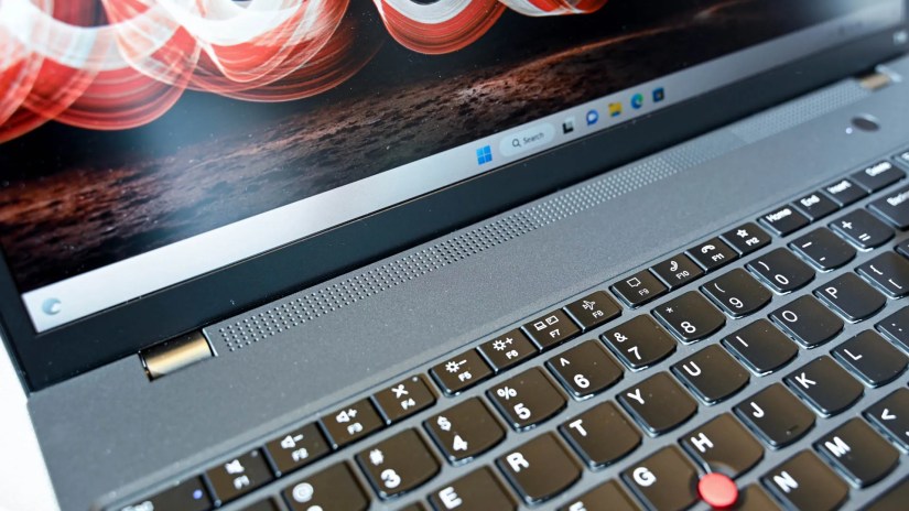 The Dolby Audio speaker system in the Lenovo ThinkPad T16 Gen 1.